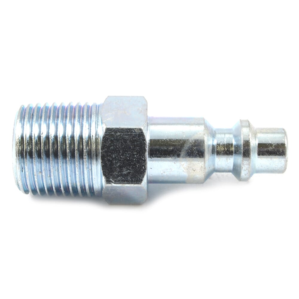 Ind/Milton Style Plug, 1/4 in x 3/8 in MNPT