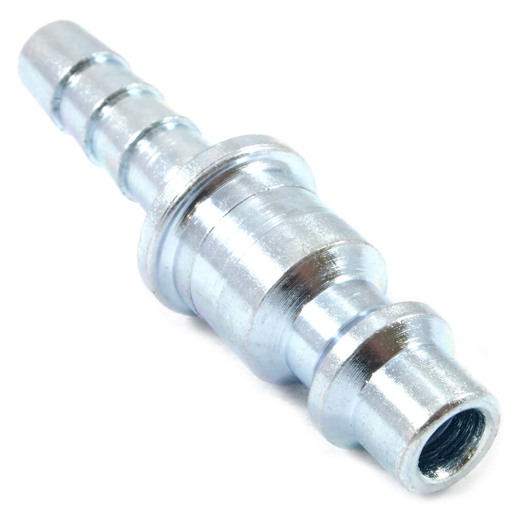 Ind/Milton Style Plug, 1/4 in x 1/4 in Hose Barb