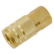 Ind/Milton Style Coupler, 1/4 in x 3/8 in FNPT