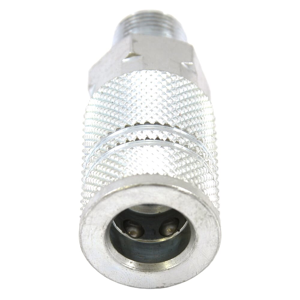 Ind/Milton Style Coupler, 3/8 in x 3/8 in MNPT