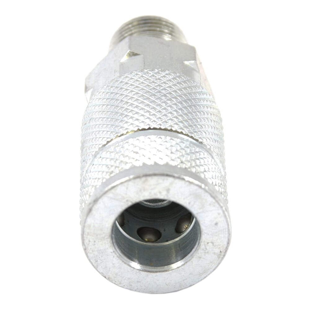 Tru-Flate Style Coupler, 3/8 in x 3/8 in MNPT