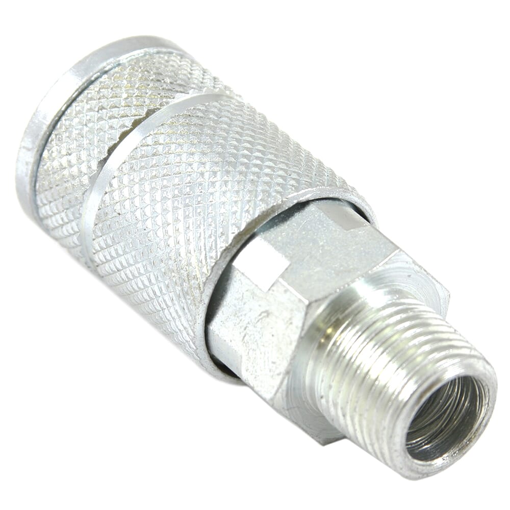 Tru-Flate Style Coupler, 3/8 in x 3/8 in MNPT