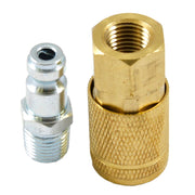 Tru-Flate Style Coupler/Plug Set, 1/4 in