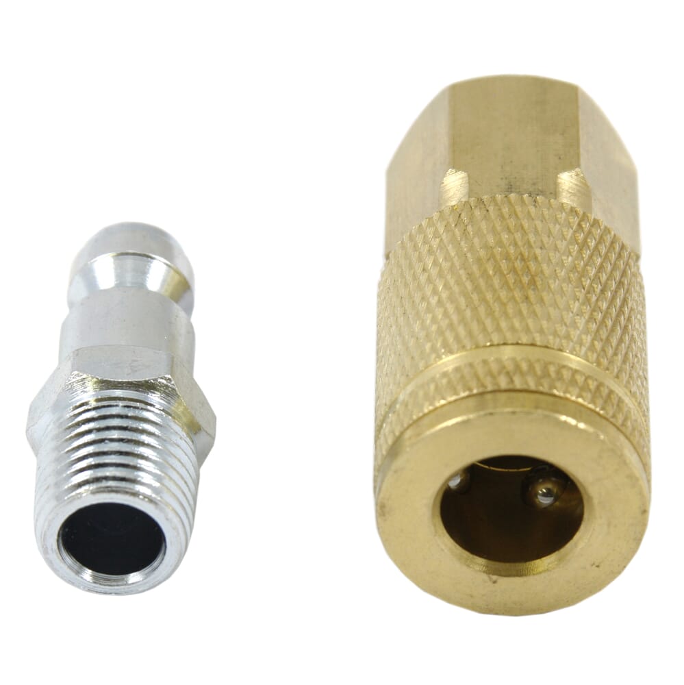 Tru-Flate Style Coupler/Plug Set, 1/4 in