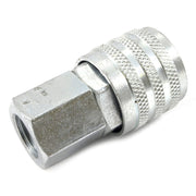 Ind/Milton Style Push Coupler, 1/4 in x 1/4 in FNPT