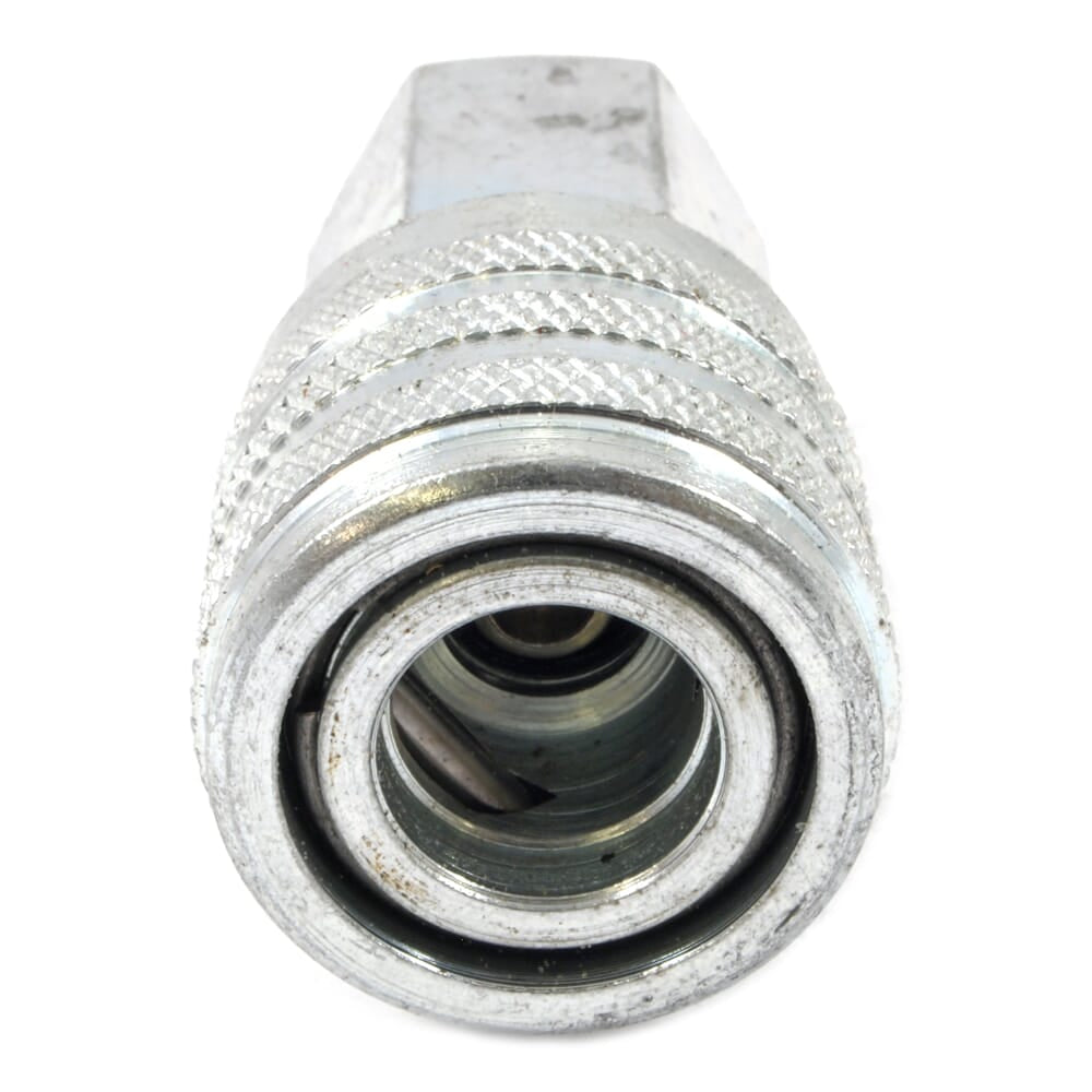 Ind/Milton Style Push Coupler, 1/4 in x 1/4 in FNPT