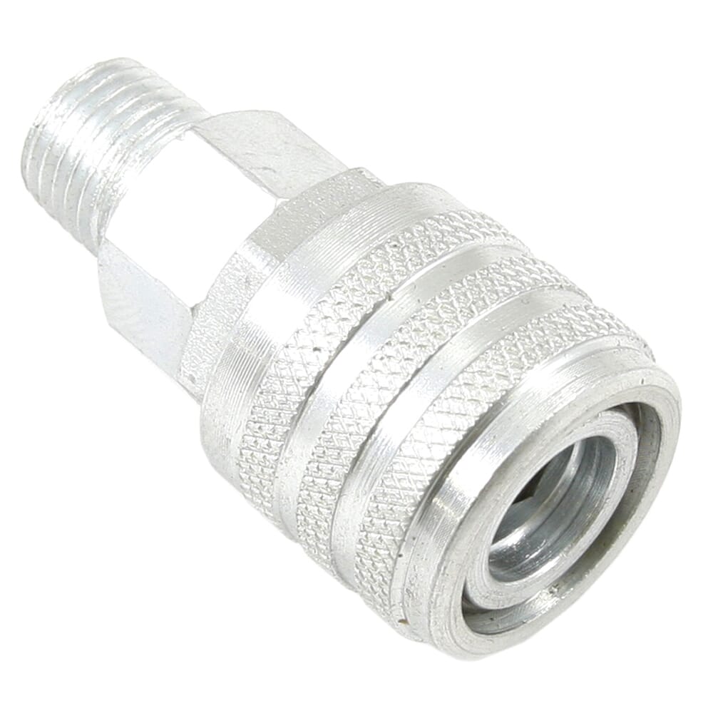 Ind/Milton Style Push Coupler, 1/4 in x 1/4 in MNPT