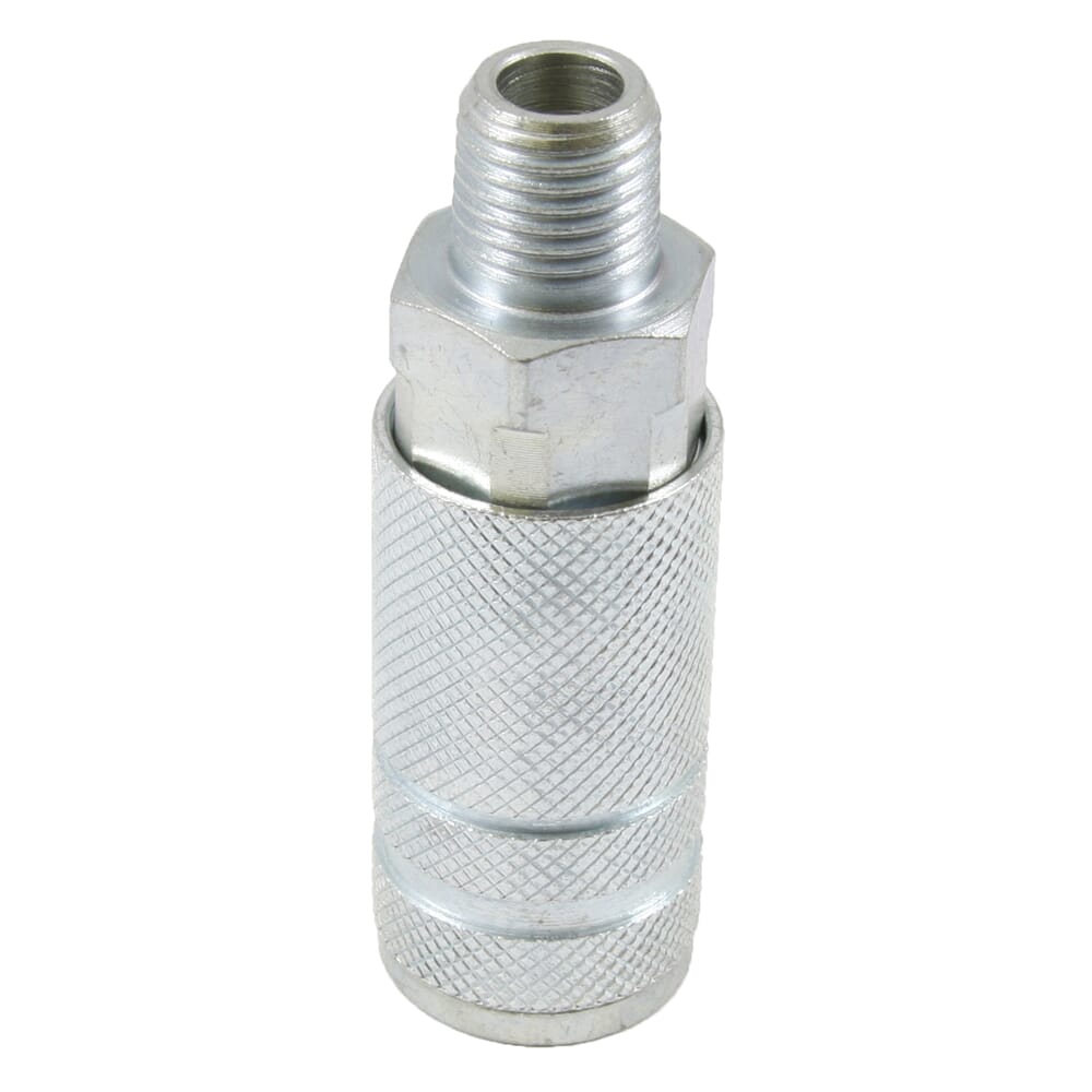 Lincoln Style Coupler, 1/4 in x 1/4 in MNPT