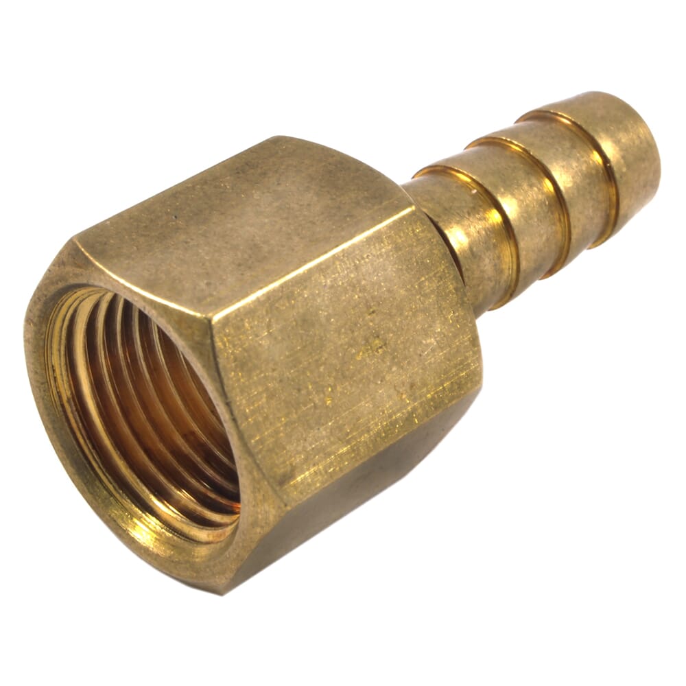 Female Hose End, 3/8 in Hose x 3/8 in FNPT