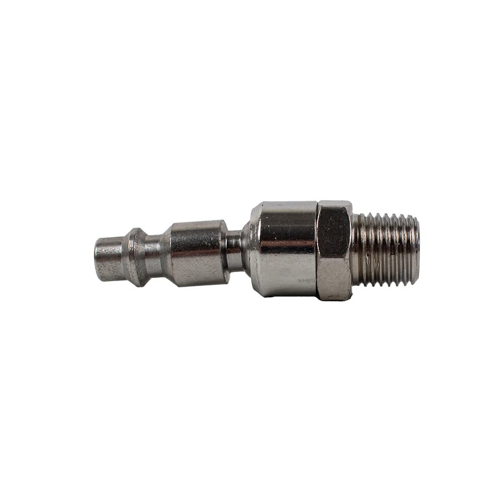 1/4 in I/M® Compatible 360 Degree Swivel QC Plug with 1/4 in MNPT Connection
