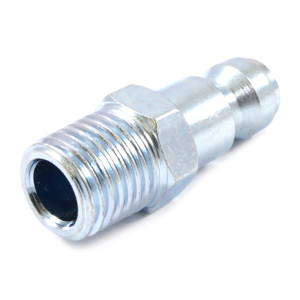 Tru-Flate Style Plug, 1/4 in x 1/4 in MNPT, 2-Pack