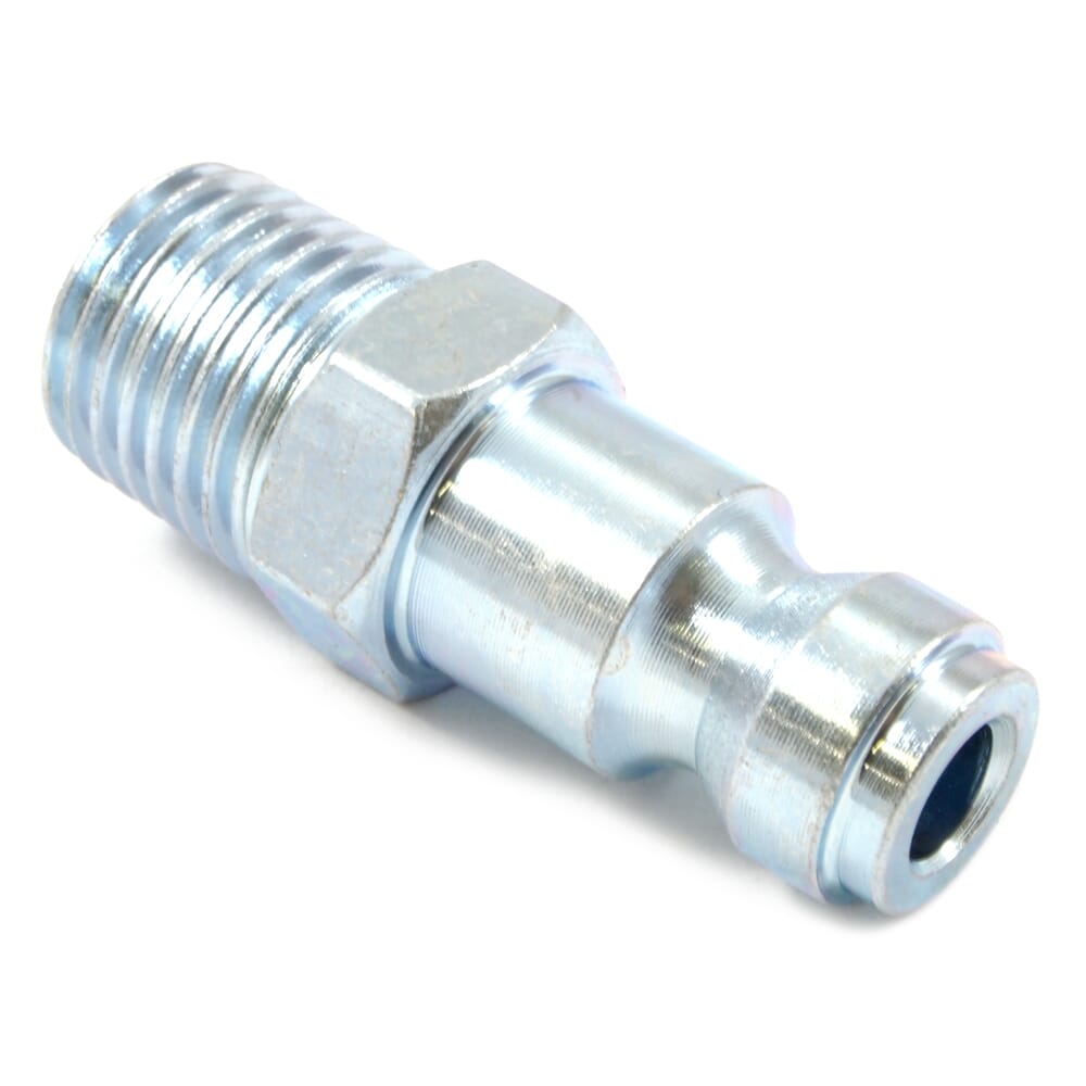 Tru-Flate Style Plug, 1/4 in x 1/4 in MNPT, 2-Pack