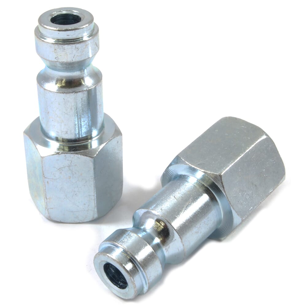 Tru-Flate Style Plug, 1/4 in x 1/4 in FNPT, 2-Pack