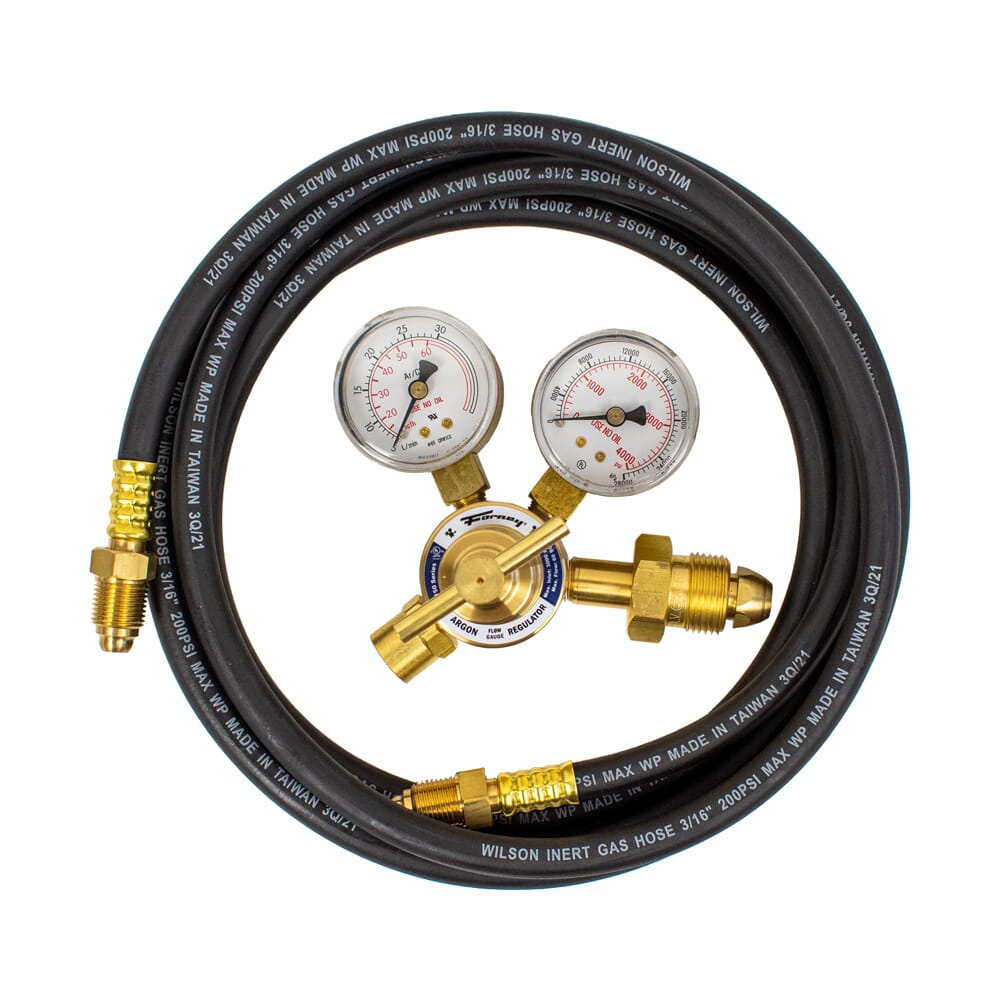 Regulator with 10ft Hose, CGA-580, 5/8 in NPT