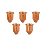 Forney Ignite Plasma Nozzle 5-Pack 85A copper bullet-tip nozzles with flanged collar 5-count plasma nozzle