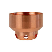 Forney Ignite Plasma Shield 45A Precision Cut Ohmic copper wide-bowl cup with circular vent holes at base plasma shield