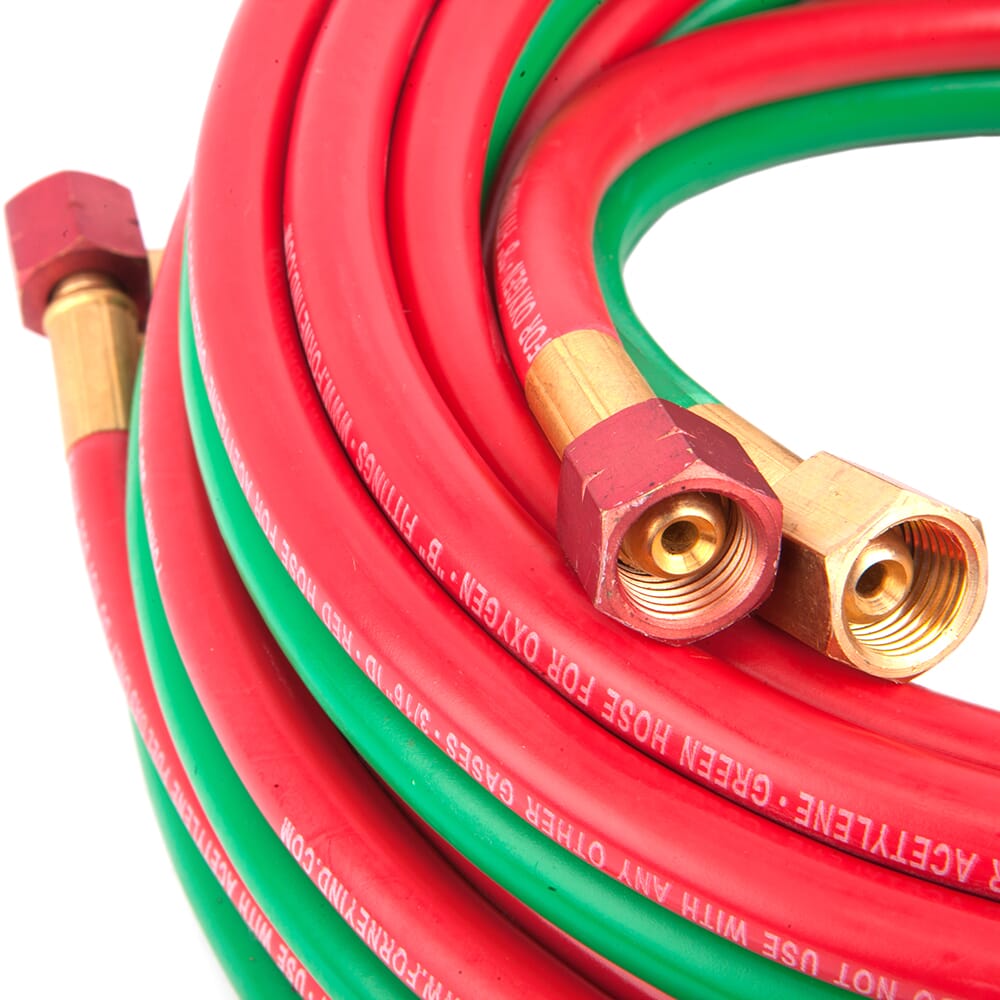 R-Grade Oxy-Acetylene Hose, 3/16 in x 25ft
