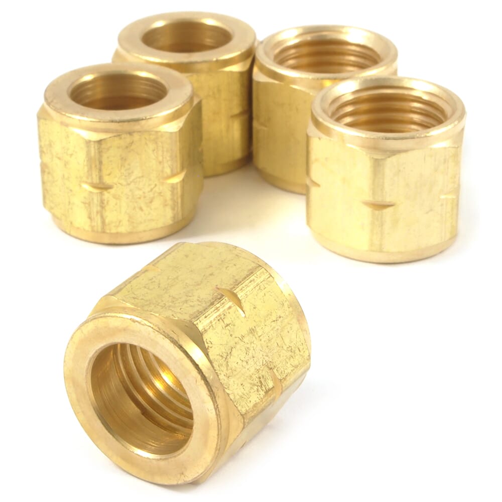 Acetylene Hose Nut, LH, 9/16 in-18  inB in Size, 5-Pack