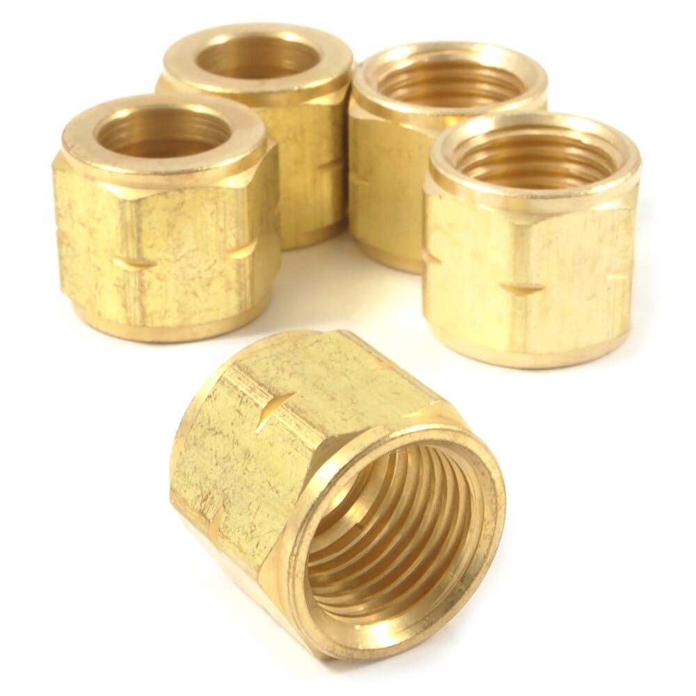 Acetylene Hose Nut, LH, 9/16 in-18  inB in Size, 5-Pack