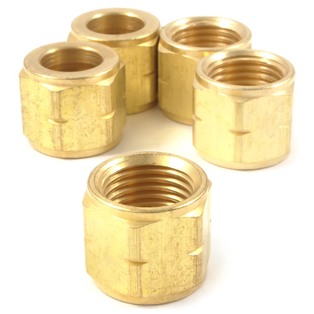 Acetylene Hose Nut, LH, 9/16 in-18  inB in Size, 5-Pack