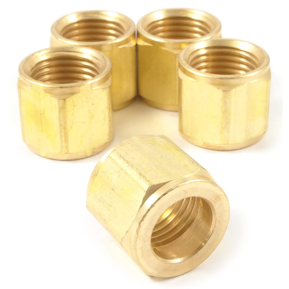 Oxygen Hose Nut, RH, 9/16 in-18  inB in Size, 5-Pack