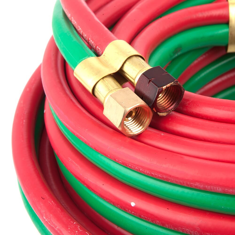 R-Grade Oxy-Acetylene Hose, 1/4 in x 50ft