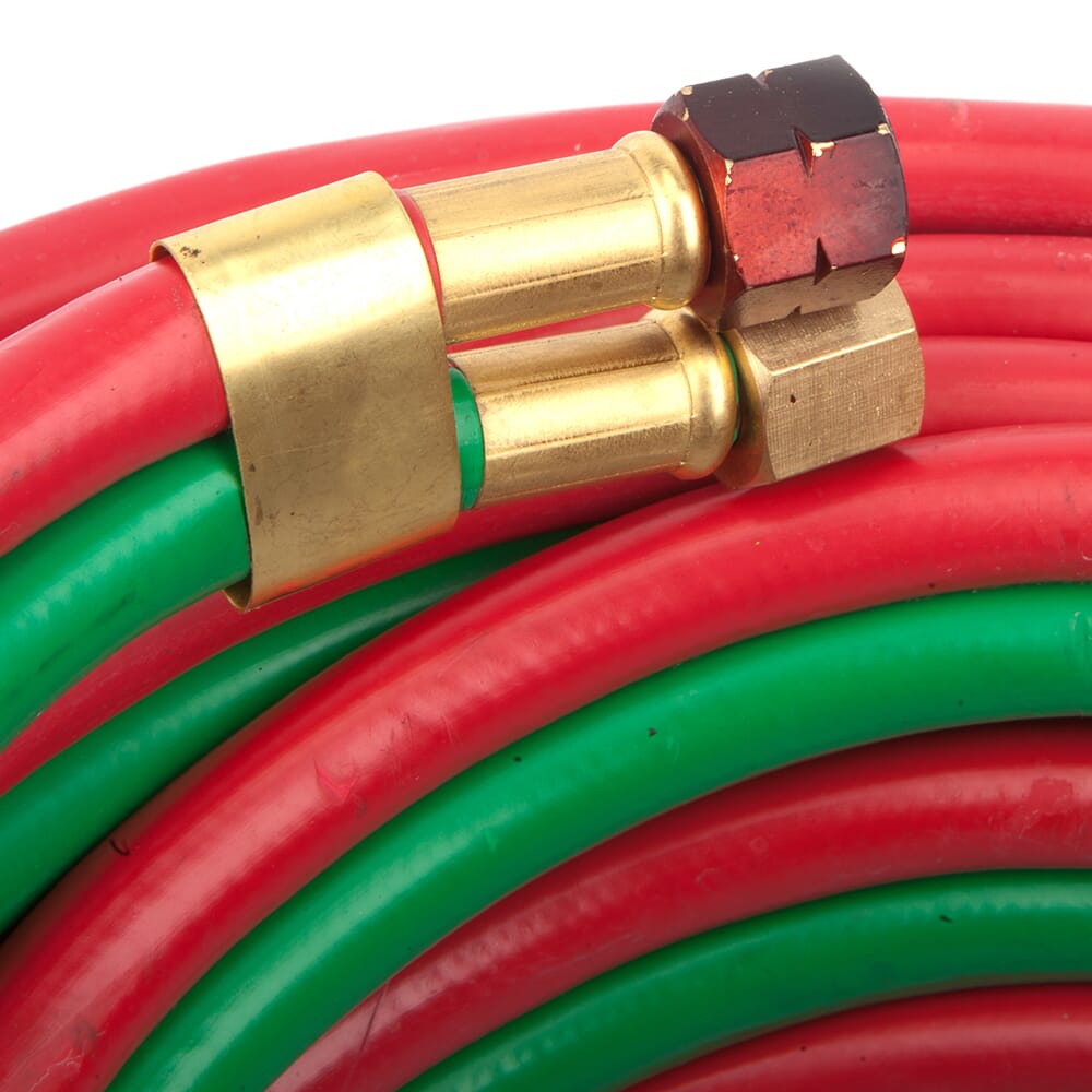 R-Grade Oxy-Acetylene Hose, 1/4 in x 50ft