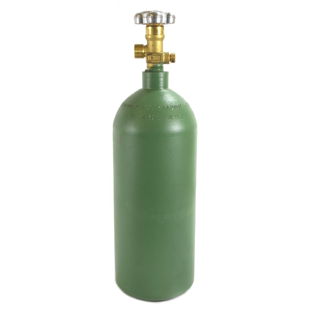 Oxygen R Size Cylinder, 20 Cubic Feet, Empty