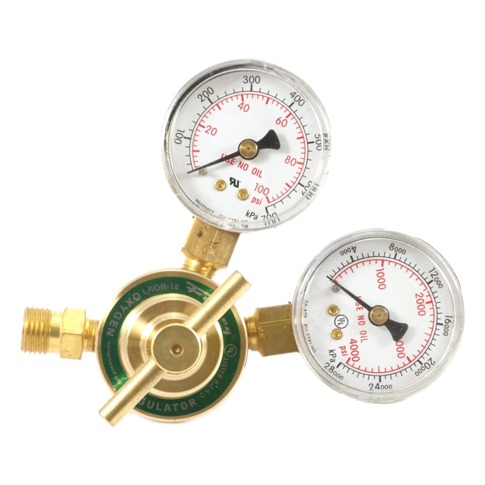 150 Series Oxygen Regulator, 1-1/2 in Rear Mount