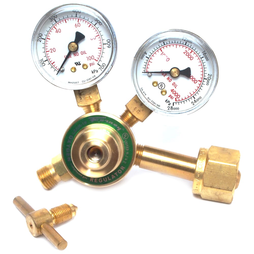 150 Series Oxygen Regulator, 1-1/2 in Side Mount