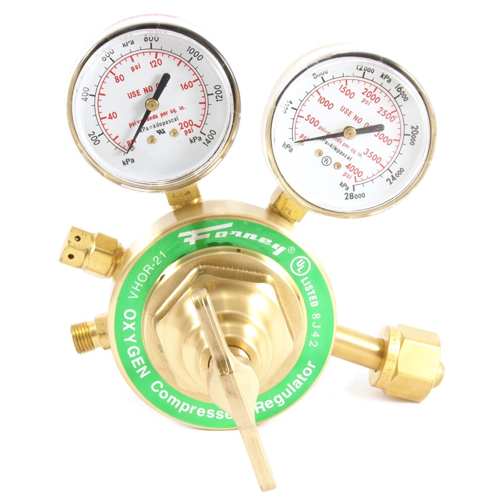 450 Series Oxygen Regulator, 2-1/2 in Side Mount