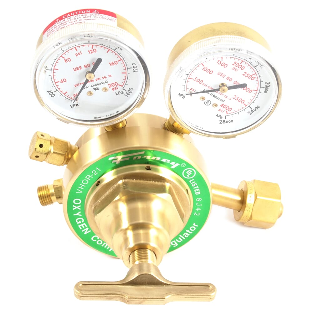 450 Series Oxygen Regulator, 2-1/2 in Side Mount