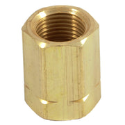 Forney CGA-300 to CGA-510 cylinder to regulator adapter, solid brass hex-body threaded fitting