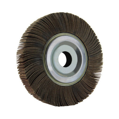 Weld Shop Supply unmounted aluminum oxide flap wheel with center flange for angle grinders flap wheel