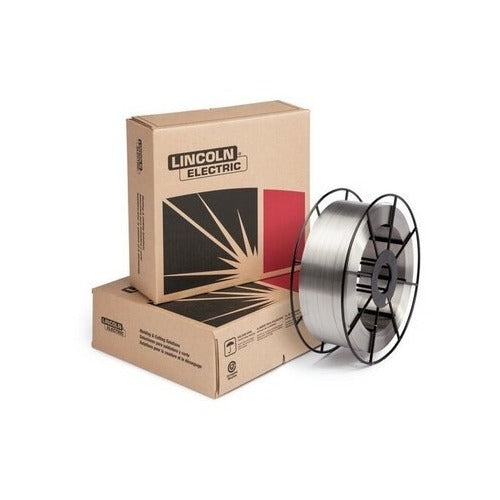 Lincoln Electric Red Max 316LSi stainless MIG wire 0.035in 33lb open spoke steel spool with kraft box