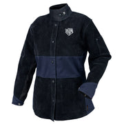 ANGELFIRE® WOMEN'S HYBRID WELDING JACKET, NAVY & BLACK