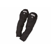 Lincoln Electric premium FR welding sleeves 21-inch black with knit liner elastic cuffs and FR logo patch