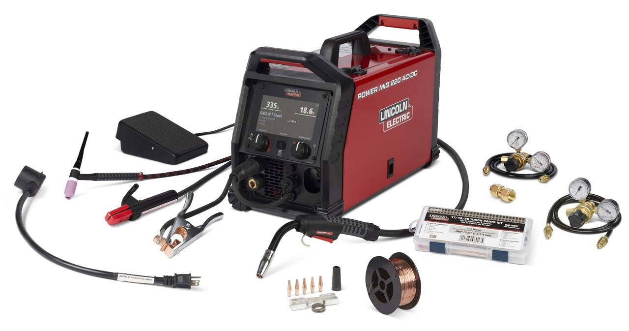 Lincoln Power MIG 220 AC/DC Multi-Process Welder - K5379-1