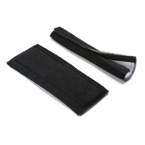 Lincoln Electric Viking 1840 Series sweatband replacement kit, two black terrycloth Velcro sweatbands for welding helmet