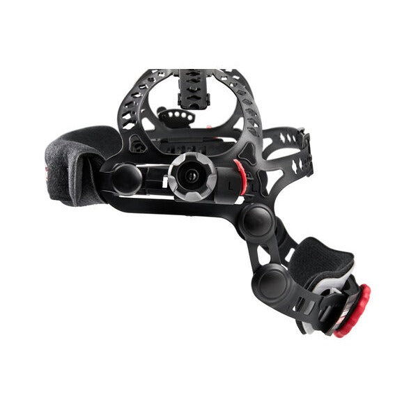 Lincoln Electric Viking X6 Headgear Kit KP4470-1 with adjustable ratchet, padded brow rest and red trim