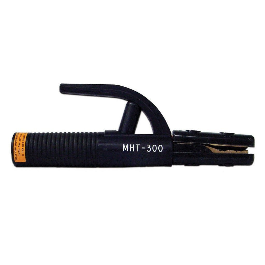 Lenco HT-3 MHT-300 stick electrode holder with black insulated handle and copper jaw clamp, welding accessory