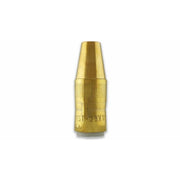 Bernard Centerfire tapered brass MIG nozzle NST-38XTB with knurled grip, MIG welding nozzle