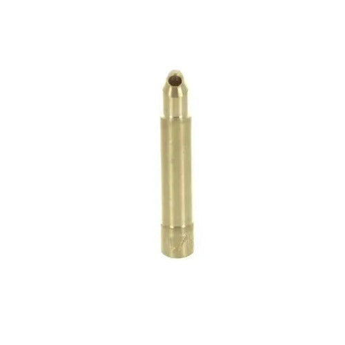 CK 2C116GS brass collet wedge 1/16" gold-tone cylindrical body with tapered tip and knurled base for TIG torch