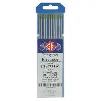 CK Worldwide T187GTM LaYZr Tungsten Electrode 1/8" TIG Welding
