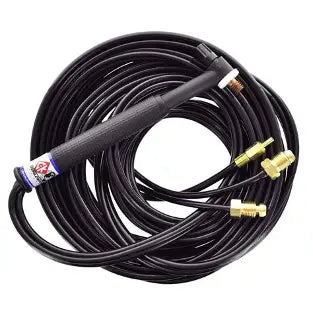 CK Worldwide CKA205VSF - 250 Amp Water-Cooled TIG Torch with Valve, Rigid Head
