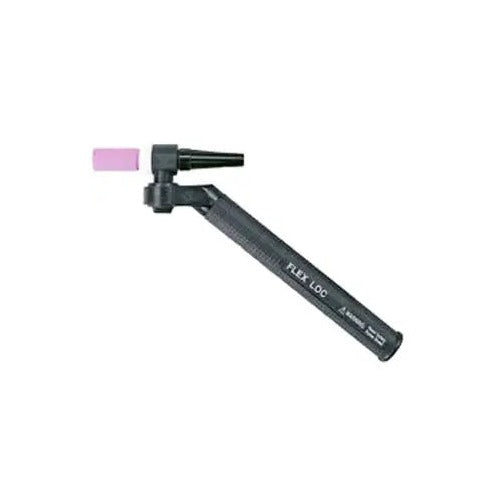 CK FL2312SF 230A Flex-Loc water-cooled TIG torch, Flex-Loc head, pink alumina cup, black handle visible, no full cable shown