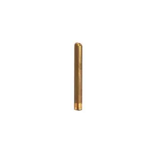 CK 2C332GSLD brass collet wedge 3/32" (2.4mm) long plain cylindrical gold-tone body for TIG torch