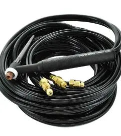 CK Worldwide CKA352 - 350 Amp Rigid Head TIG Torch, Water-Cooled, 12.5ft