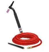 CK Worldwide CK1312VHSF FX 130 Amp Gas-Cooled TIG Torch with Flex Head and Valve, 12.5' SuperFlex Cable