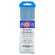 CK Worldwide T5327GL 5/32" 1.5% Lanthanated tungsten electrode 10-pack in blue-labeled sleeve, TIG welding electrode